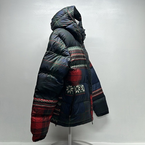 Polo Ralph Lauren The Gorham Ripstop Bomber Puffer Jacket Coat Patchwork L Large - Picture 5 of 12